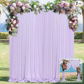 MYSKY HOME 10ft x 8ft Light Purple Curtains by MYSKYHOME