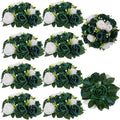 BLOSMON Green Flowers Artificial by Blosmon