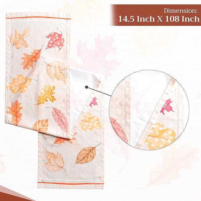 Maison d' Hermine Table Runner 100% Cotton Single Layer Table Runners 108 - Image 4