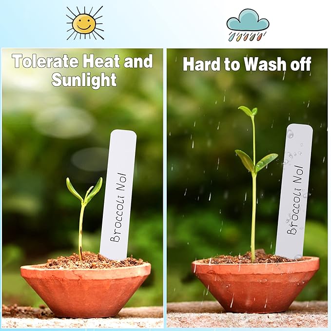Plant Labels 300Pcs 4 Inch Plastic Plant Name Tags - Image 4