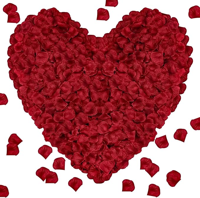 1000Pieces Rose Petals, Artificial Flower Petals Fake Rose Petals by Pyrrhiax