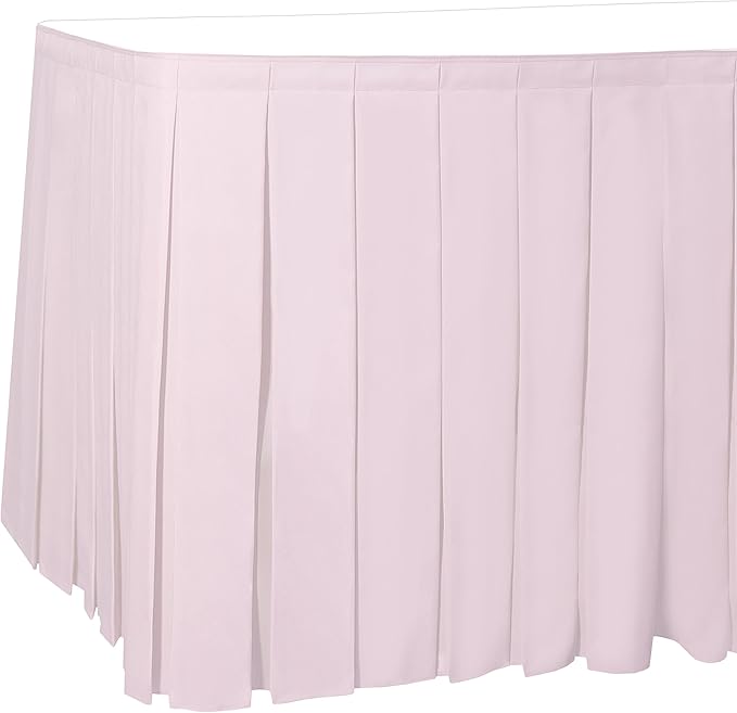 Ultimate Textile Pleat Polyester Fabric Table Skirt by UltimateTextile