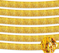6 Pack 10 Feet Gold Foil Fringe Garland Metallic Tinsel Streamers Banner Wall by Ferwzsr