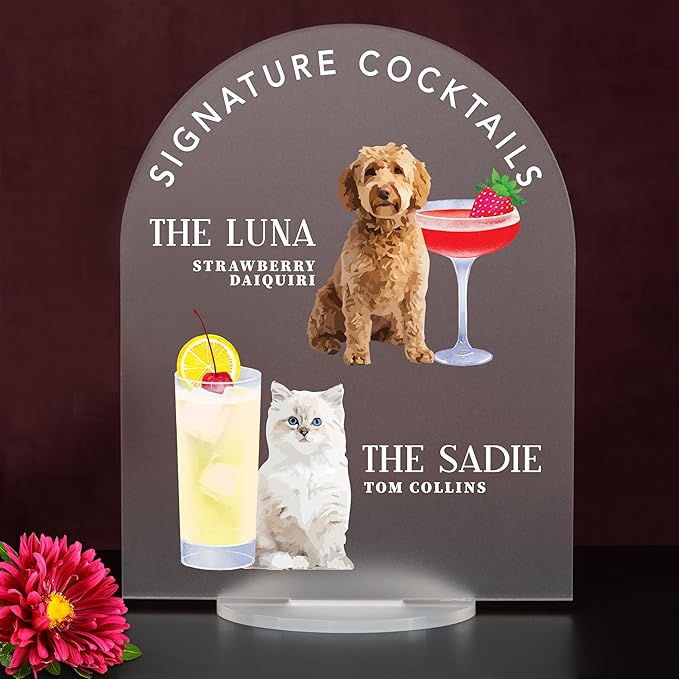 Pet Signature Drink Wedding Signs - Image 2
