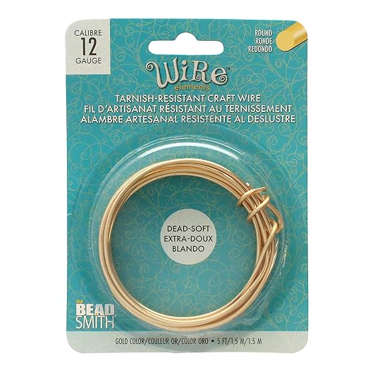 The Beadsmith Wire Elements Craft Wire – Tarnish Resistant, Soft Temper by TheBeadsmith