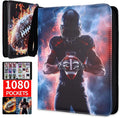 Football Card Binder 1080 Pockets, Ultimate Trading Card Ablums by Dosanlues
