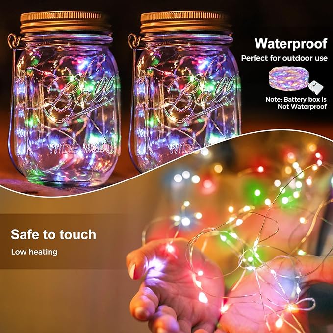 kolpop 30 Pack LED Fairy Lights Battery Operated, Mini Twinkle String Lights - Image 4