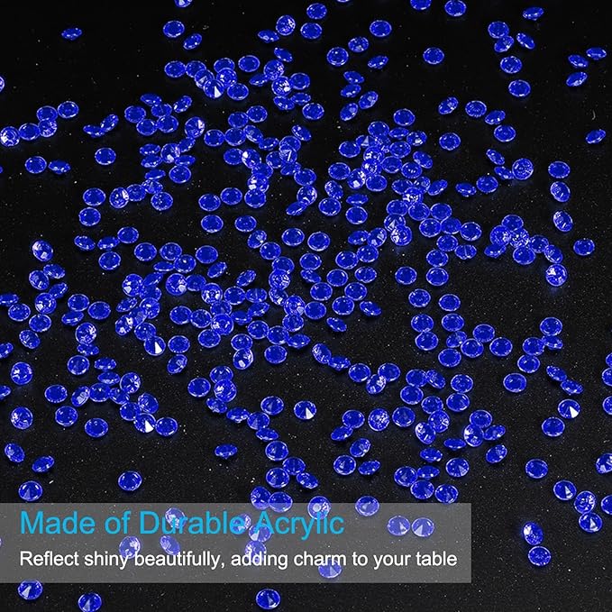 PATIKIL 10000 Pcs Wedding Table Scatter Confetti Crystals 4.5mm Acrylic - Image 3