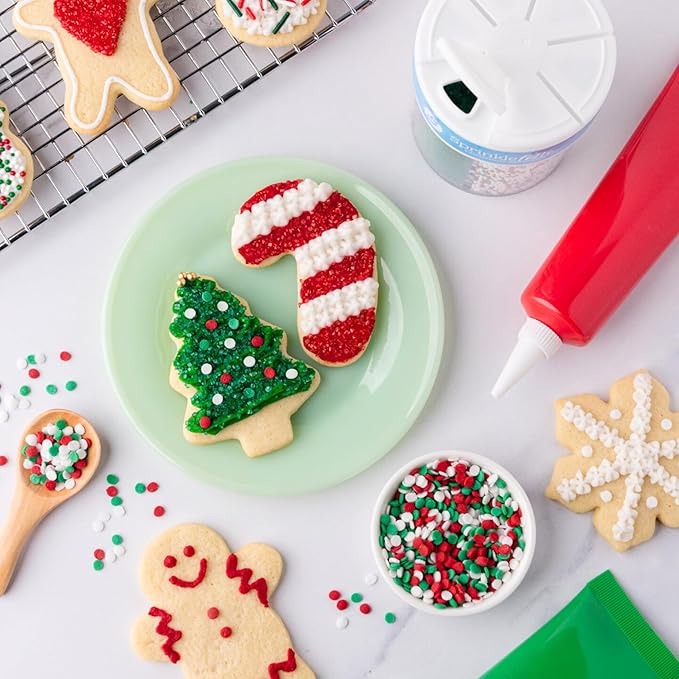 Sweets Indeed Christmas Sprinkles Mix – 6-Cell Holiday Assortment 6.45 oz | - Image 6
