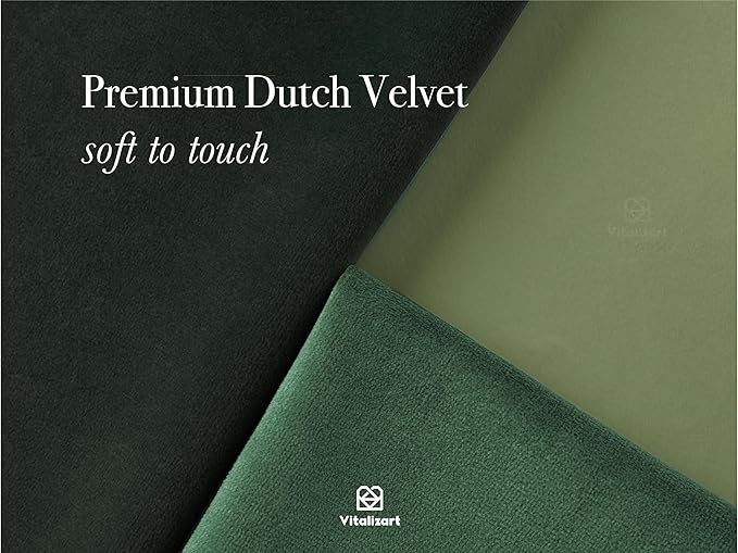 Vitalizart Green Velvet Ribbon 3/8" x 15 Yd Fabric Trim 3 Rolls * 5 Yd - Image 3