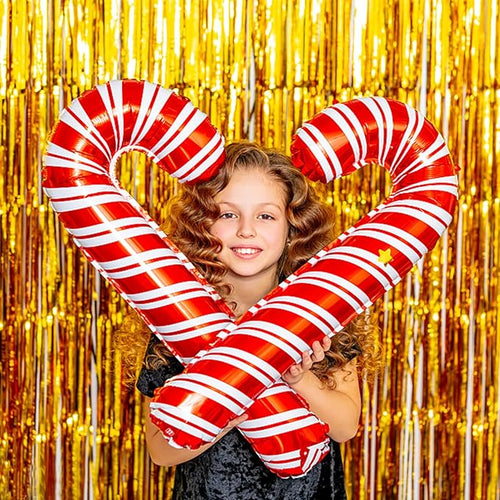 10 Pack Foil Curtain Backdrop Gold Metallic Tinsel Foil Fringe Curtains Photo - Image 2