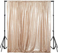 ShinyBeauty PHOTOBOOTH Backdrop Best Choice 4FTx7FT Champagne Sequin Fabric by ShinyBeauty