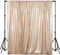 ShinyBeauty Sequence Backdrop Champagne 8FTx10FT Sequin Photo Backdrop by ShinyBeauty