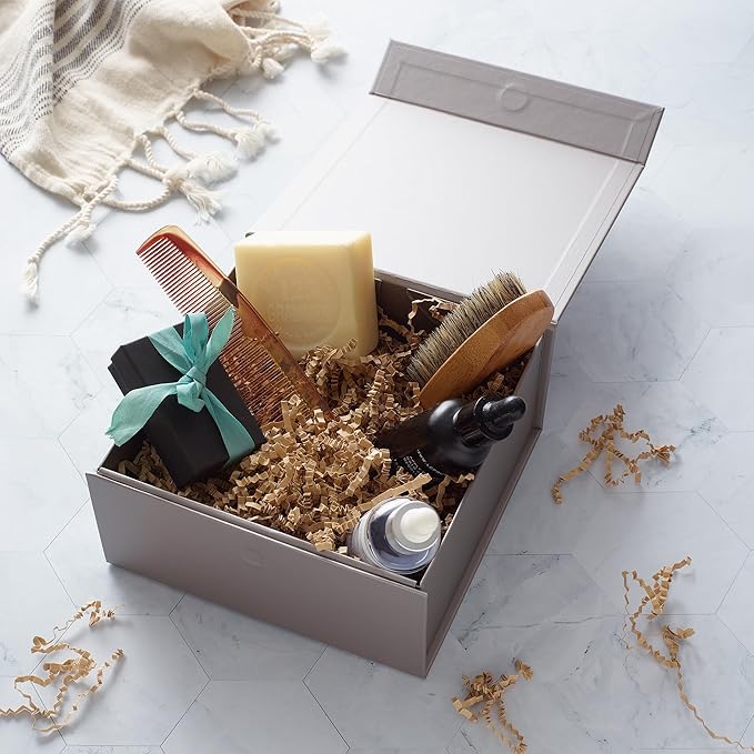 CECOBOX - Gift Boxes with Lids for Presents 6"x6"x2.75" - Matte, Collapsible - Image 5