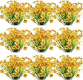 30 Bundles Artificial Flowers Outdoor UV Resistant Fake Flowers No Fade Faux by JEMONG