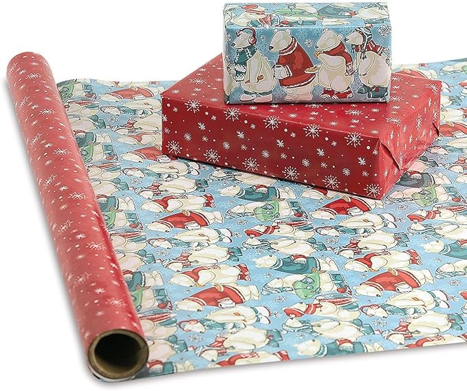 Current Have Yourself a Beary Little Christmas Double-Sided Jumbo Rolled Gift - Image 2