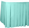 Ultimate Textile Pleat Polyester Fabric Table Skirt by UltimateTextile