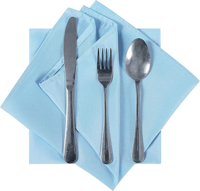 Cloth Napkins 20x20 inch Washable Polyester Dinner Napkins Soft Table Napkins - Image 4