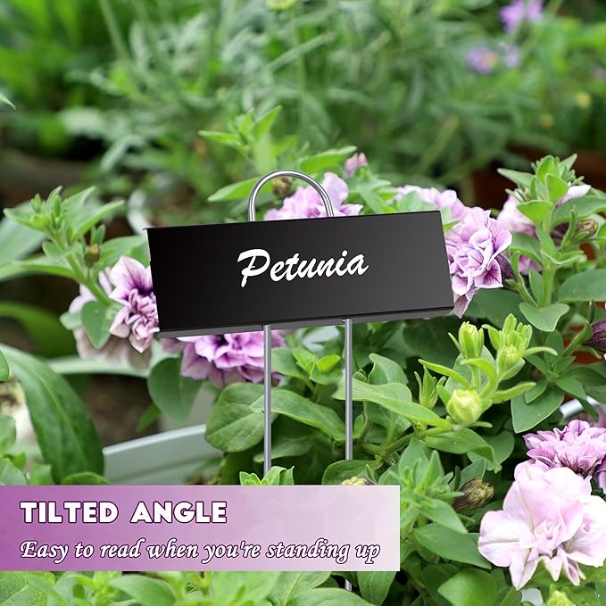 FORUP Metal Plant Labels, 30 Pack Garden Label Markers, Weatherproof Garden - Image 3