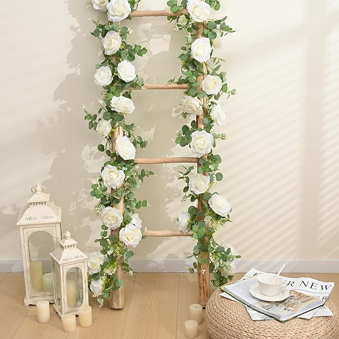 Dolicer 4Pcs 26Ft Artificial Eucalyptus Garlands - Image 3