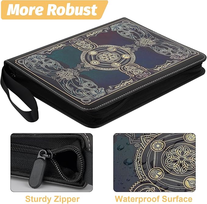 Card Binder for MTG Cards, Premium 9 Pocket Card Binder for Trading Cards - Image 2