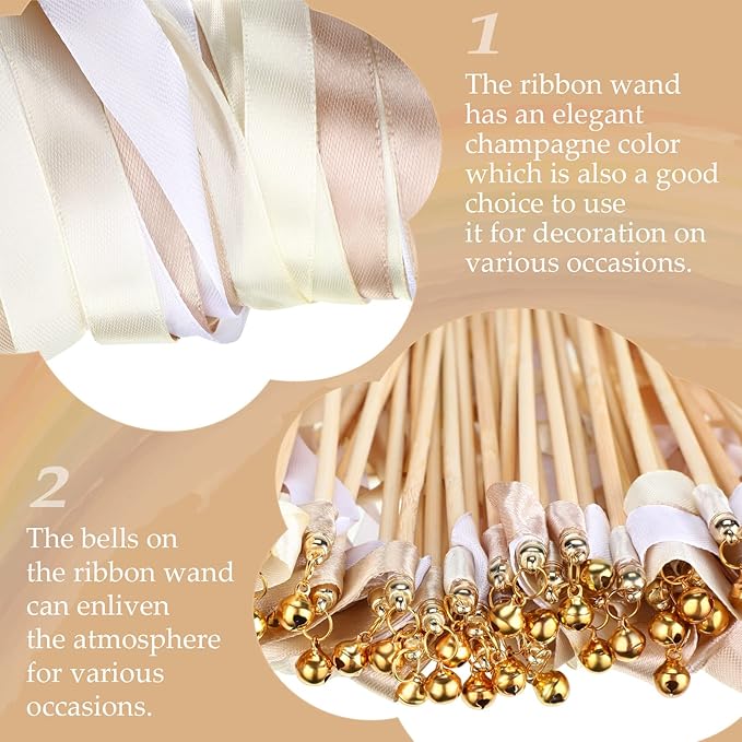 Boao 40 Pieces Mixed Color Ribbon Sticks - Image 3