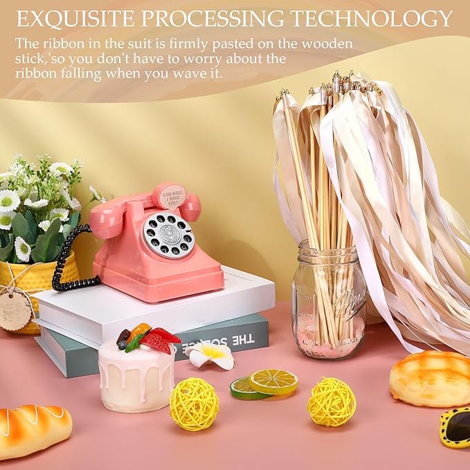 Boao 40 Pieces Mixed Color Ribbon Sticks - Image 4