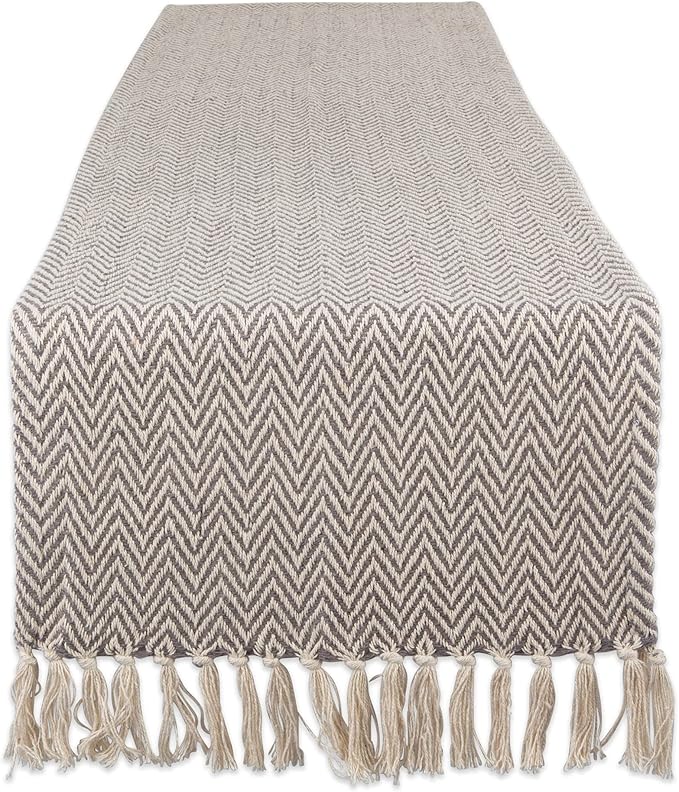 DII Woven Basic Tabletop Collection, Chevron Table Runner by DII