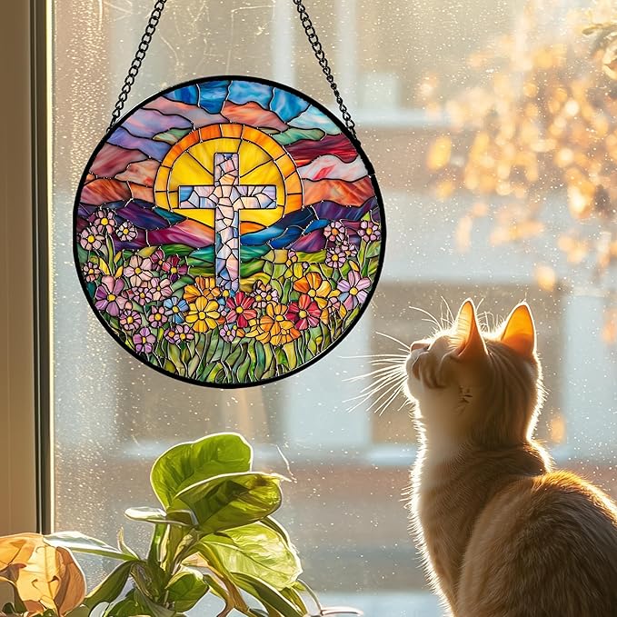 Stained Glass Window Hanging - Image 4