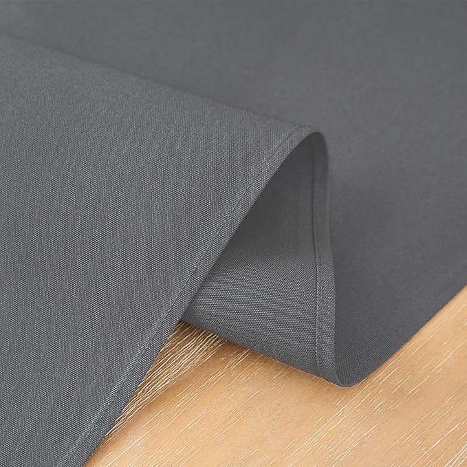 2 Pack Grey Table Runner 12 x 90 Inch Solid Color Farmhouse Runners Coffee - Image 5