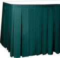 Ultimate Textile Pleat Polyester Fabric Table Skirt by UltimateTextile