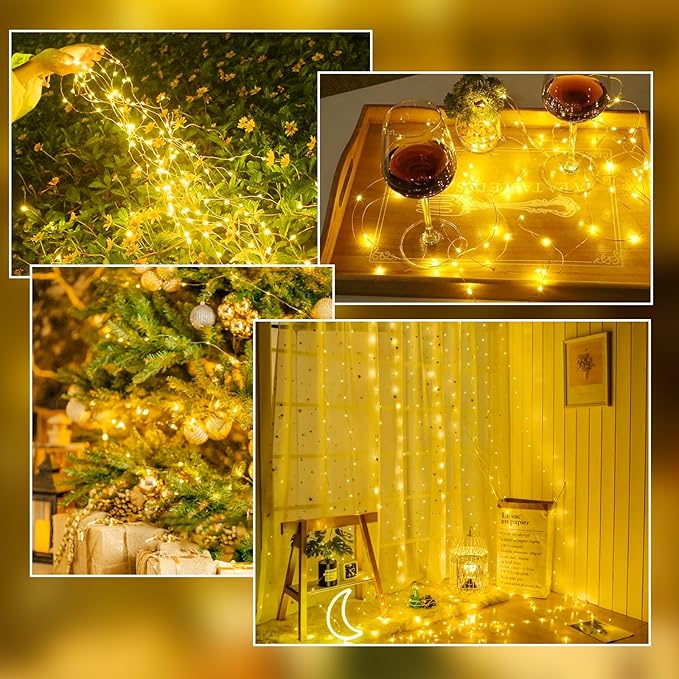 2-Pack 50 LED Fairy Lights Battery Operated - Image 6