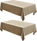 Fitable Faux Linen Table Clothes Rectangle 60 x 144 Inch by Fitable