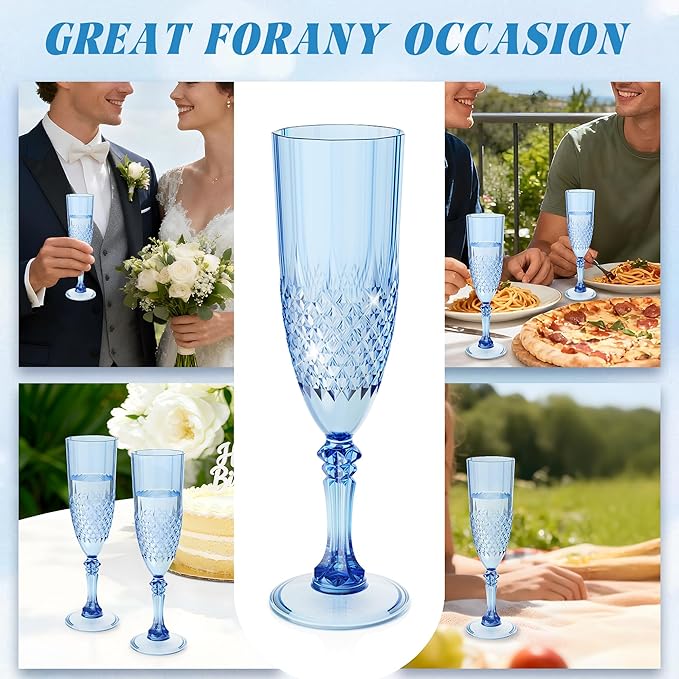 Plastic Champagne Flutes - Image 4
