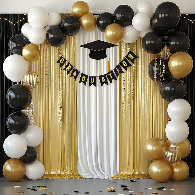 Outpain 30x10ft Gold Sequin Backdrop Curtains -Heavy Duty Gold Photography - Image 6