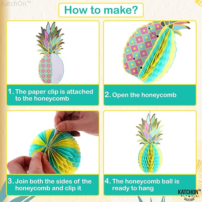 KatchOn Huge Pineapple Centerpiece - Image 4