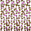 16Pcs 126Ft Light Purple Rose Garland, Fake Rose Hanging Flowers, Artificial by Tisspoms