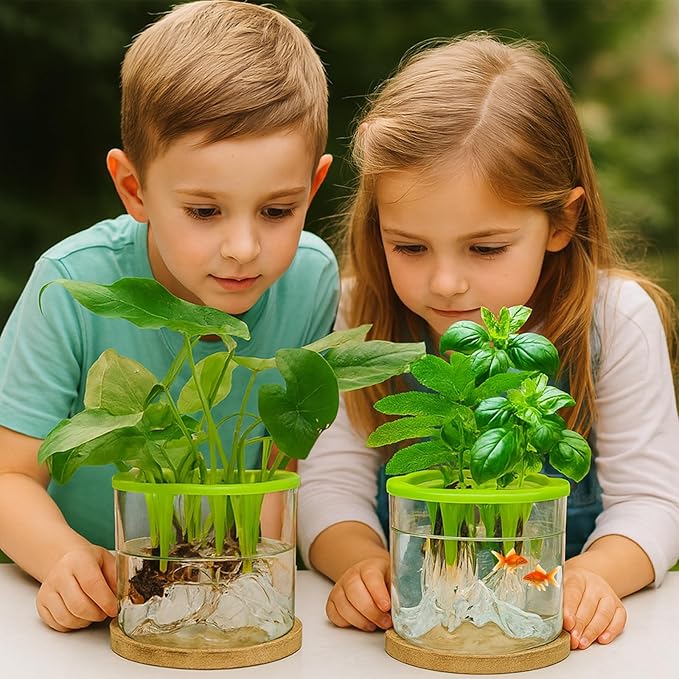 Versatile Plant Propagation Station Vase Hydroponic Planter Pot, Glass Plant - Image 2