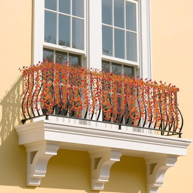 Fall Mums Flowers Artificial Garland - Image 5
