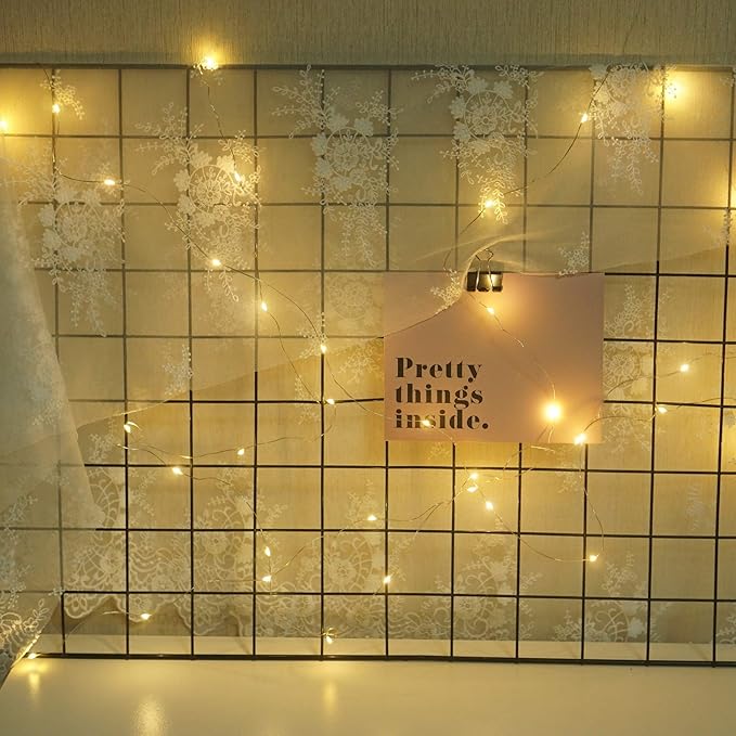 20 Pack Fairy Lights Battery Operated, 6.6ft 20 LED Mason Jar Lights Silver - Image 4