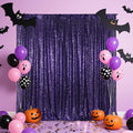 Poise3EHome Purple Sequin Backdrop, 6Ft x 8Ft Glitter Photography Background by Poise3EHome