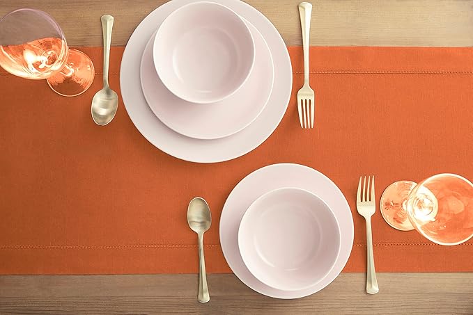 Solino Home Cotton Linen Table Runner 60 Inches - Image 5