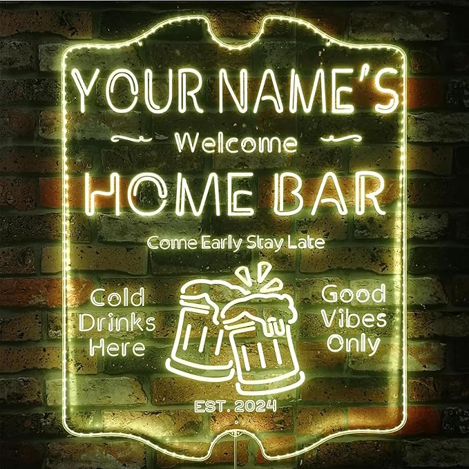 ADVPRO Personalized Your Name Home Bar RGB Dynamic Glam LED Sign - Image 8