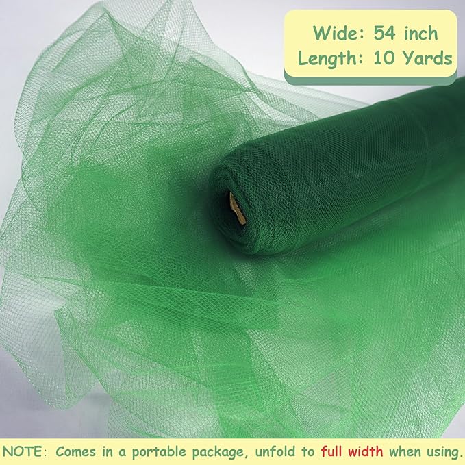 Tulle Fabric Rolls, 54 Inch by 10 Yards Tulle Ribbon - Image 4