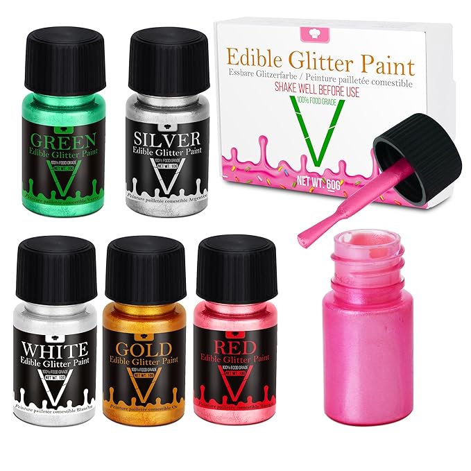 Edible Glitter Paint by Vividye