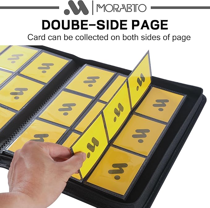 Card Binder 9 Pockets, Trading Card Binder Holds up to 864 Cards - Image 6