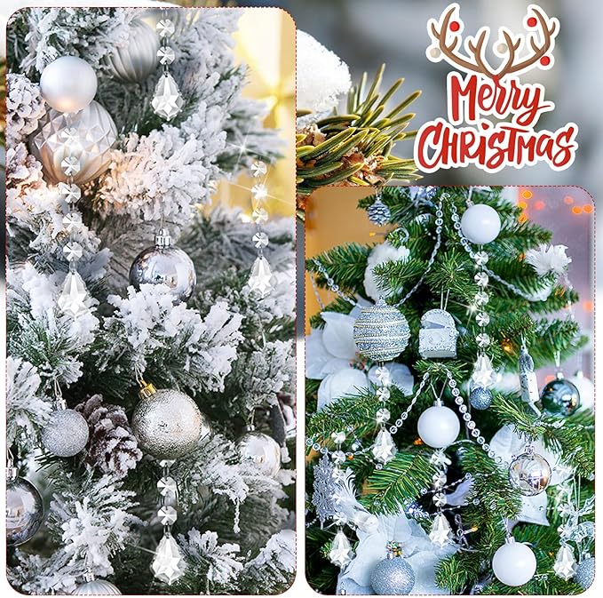 Nuenen 100 Pcs Acrylic Hanging Crystals - Image 4