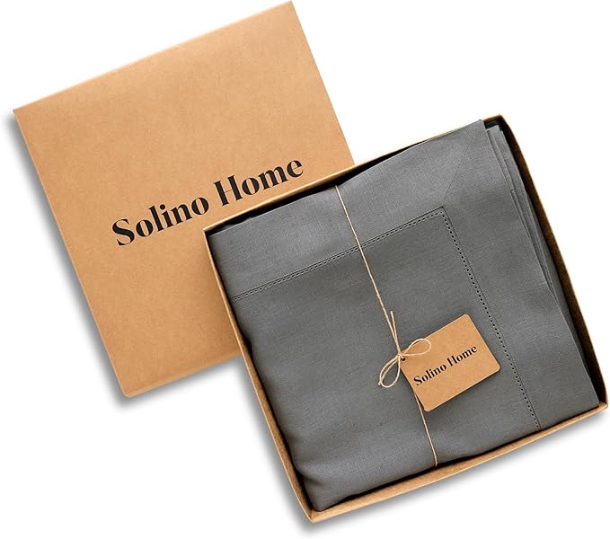 Solino Home Linen Tablecloth 60 x 108 Inch - Image 5