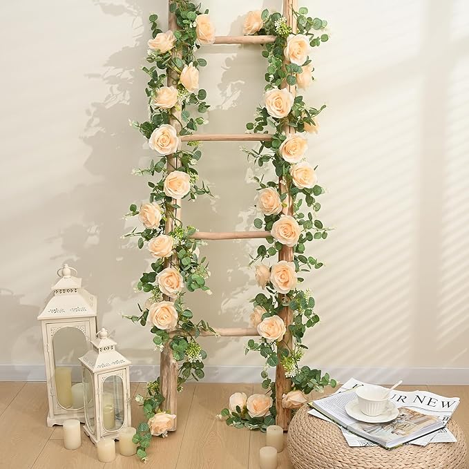 Dolicer 4Pcs 26Ft Artificial Eucalyptus Garlands - Image 4