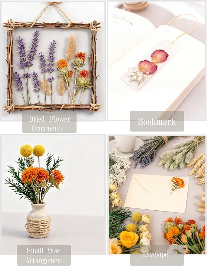 DIY Natural Dried Flower Set, Bulk Dried Flowers - Image 8